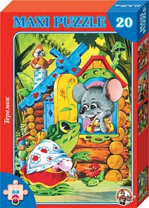 Макси-пазл «Теремок», 20 элементов (Десятое Королевство, 00194ДК)